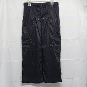So Cago Pants High Rise Womens Large Pull On Wide Leg Black